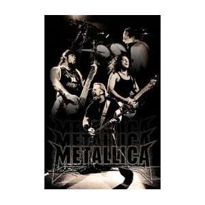  METALLICA Live b/w Music Poster