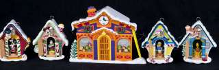   Christmas Disney MICKEYS CLOCK SHOP Animated Musical Holiday Display
