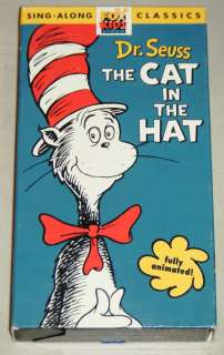   CAT IN THE HAT Fully Animated VHS Movie   20th Century Fox 1971  