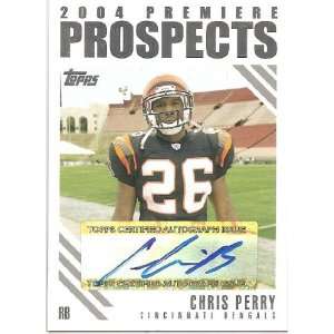  2004 Topps Premiere Prospects Autographs PP CP Chris Perry 