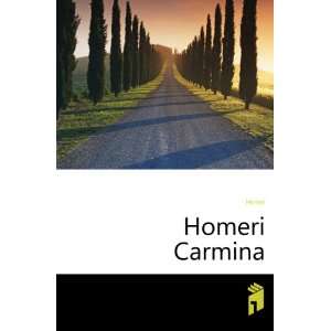  Homeri Carmina Homer Books