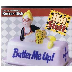    Hot Stuff Butter Dish Maxine Look A Like