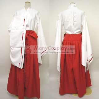 Inuyasha Kikyo Kimono Custom anime Cosplay Costumes  