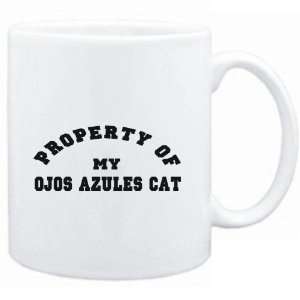  Mug White  PROPERTY OF MY Ojos Azules  Cats