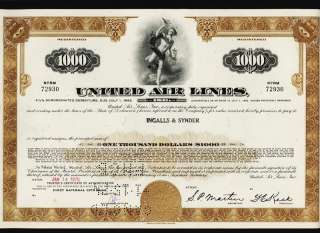 UNITED AIR LINES INC iss USD 1,000 Bond Ingalls Snyder  