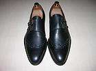 FG5004 double monk strap black men dress shoes,NEW**