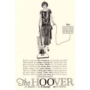  Print Ad 1924 Hoover Beats Rugs Gently Hoover Books