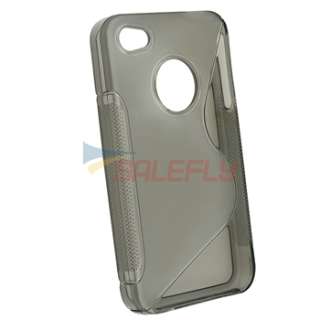 Accessory TPU Bumper Cover Charger Set for Apple iPhone 4S 4 G 