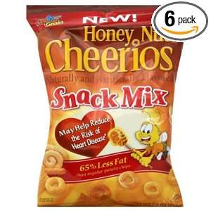 General Mills Honey Nut Cheerios Snack Mix, 7.5 Ounce (Pack of 6 