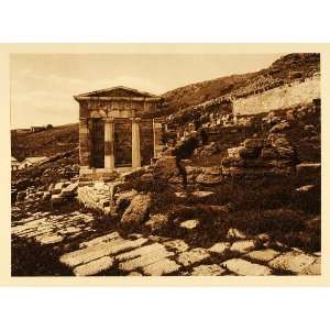  1926 Athenian Treasure House Architecture Delphi Greece 
