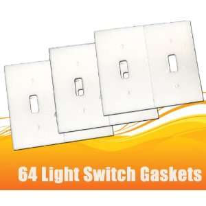   Pack Light Switch Gasket Covers, Draft Stopper Foam Insulator Gaskets