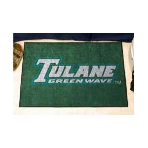  Tulane Green Wave 20x30 inch Starter Rugs/Floor Mats 