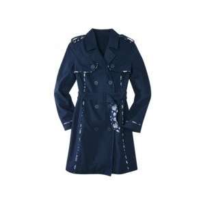 JASON WU FOR TARGET TRENCH COAT IN BLUE SIZE MEDIUM NEW WITH TAGS