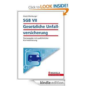 SGB VII   Gesetzliche Unfallversicherung Textausgabe mit 