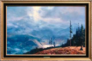 North Country 48x30 ORIGINAL THOMAS KINKADE OIL ON CANVAS   NOT A 