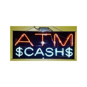  ATM Cash Neon Sign 13 x 30