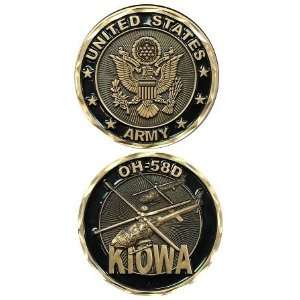  U.S. Army OH 58D KIOWA Challenge Coin 