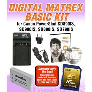   , SD880IS, SD790IS 16GB NB5L Basic Accessories Kit