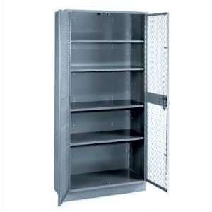  All Welded Visible Storage Cabinet with 4 Shelves 72 H x 