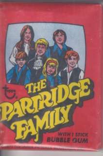 TOPPS PARTRIDGE FAMILY UNOPENED TRADING CARD PACK  