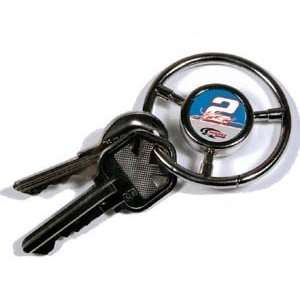  NASCAR Steering Wheel Key Chain   Kurt Busch Sports 