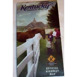  Kentucky Unbridled Spirit Highway Map 