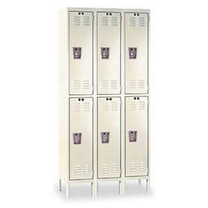  Unassembled Locker,w45,d24,h78,parchment   HALLOWELL 