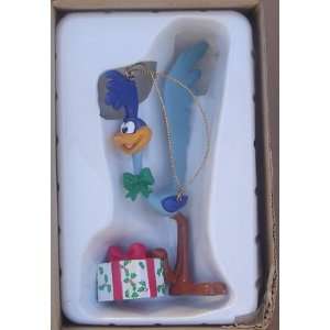 Road Runner Looney Tunes Hard Plastic Christmas Ornament From 1990 91