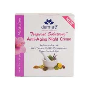  DermaE Natural Bodycare Trop Sol Anti Aging Night Crème 