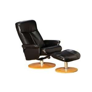 Mac Motion Chairs Natural Swivel Recliner with Ottoman 