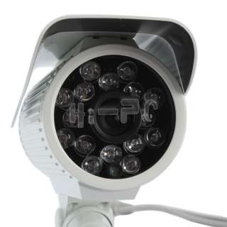 480TVL HD CCD CCTV Security Outdoor Video Camera 8mm 16IR LED 