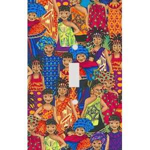 African People Decorative Switchplate Cover