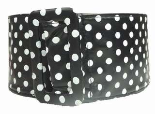  . Our Cinch belts re available in Black, Red Or White With Polka Dots