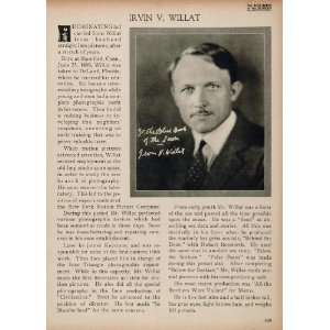  ORIG 1923 Print Irvin V Willat Silent Film Hollywood 