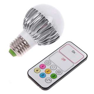 E27 9W LED Light Bright Remote Control Color Temperature Adjustable 