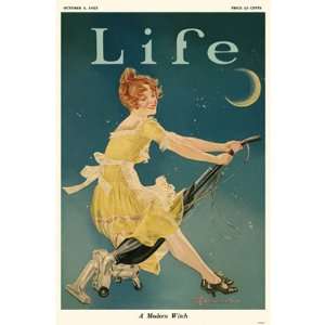 Life Lady on Vacuum Poster