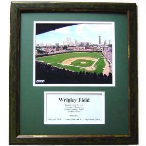 Wrigley Field Photograph in a 11 x 14 Deluxe Photograph Frame 