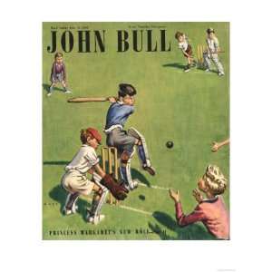  John Bull, Cricket Magazine, UK, 1950 Premium Poster Print 