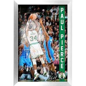 Pierce Boston Celtics Pop Out Framed 20x32 Collage   Framed NBA Photos 