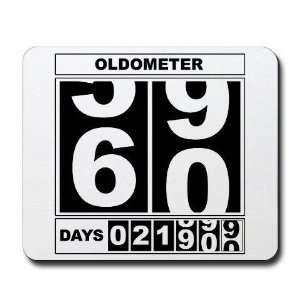  60th Birthday Oldometer 60th birthday Mousepad by 