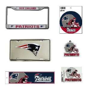  New England Patriots NFL Car Combo Pack