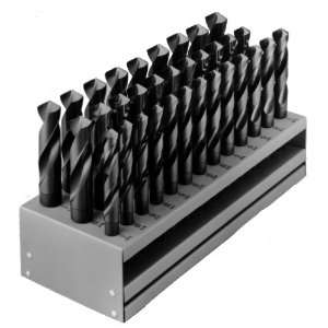  Latrobe 190 Series Black Oxide Reduced Shank Drill Set With Metal 
