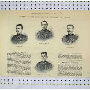  1882 Soldiers Royal Fusiliers Taylor Ashford Pitchford 