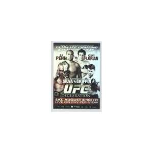  UFC Main Event Fight Poster (Trading Card) #UFC101   UFC 101 BJ Penn 