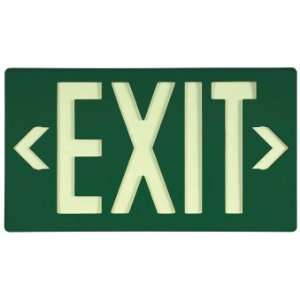  SIGNS EXIT ECO PF 50 GREEN DOUBLE SIDED