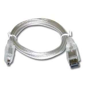   SY CAB FW 6ft 6 pin to 4 pin IEEE 1394 FireWire Cable Electronics