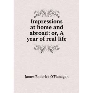  and abroad or, A year of real life James Roderick OFlanagan Books