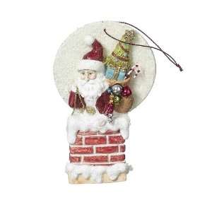   Upon a Christmas Santa in the Chimney Ornament #949696