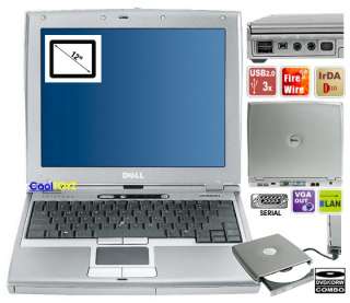 You are bidding on Used Dell latitude D400 PM 1800 MHz/1Gb RAM/20Gb 