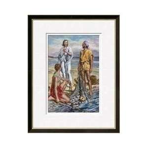  Jesus And The Fishermen Framed Giclee Print